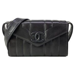 Chanel Shoulder Bag New Mademoiselle Black Lambskin
